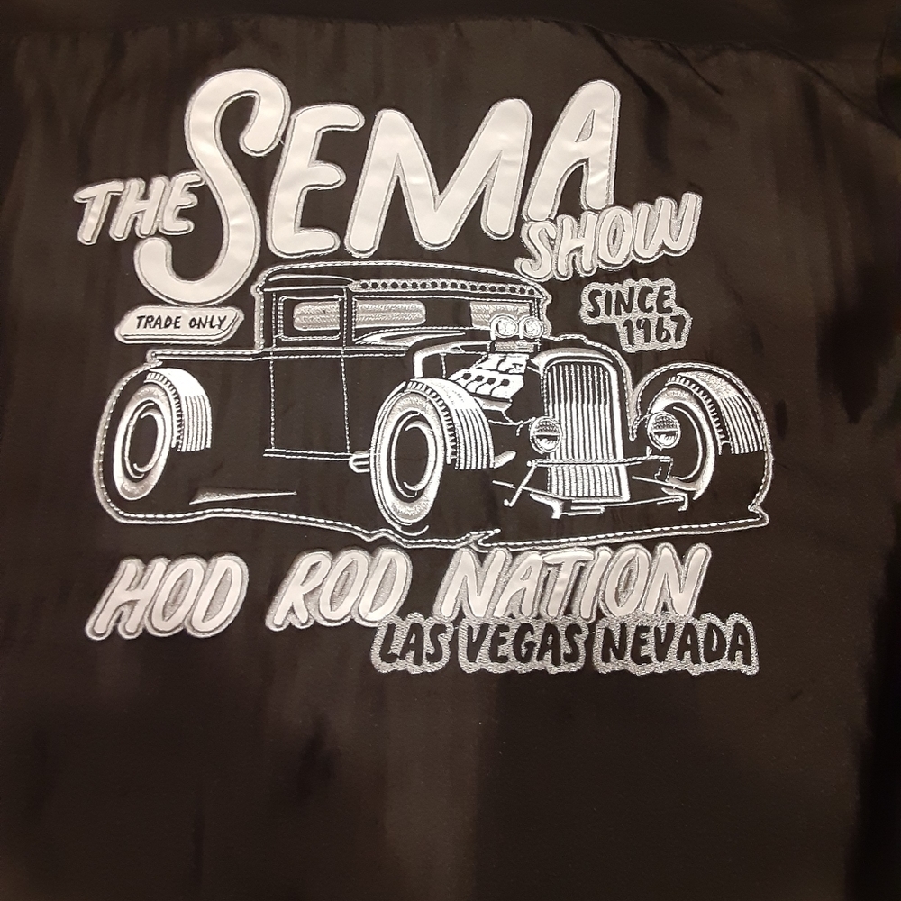 Men's sema hot rod button down shirt 2x